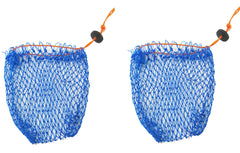 KUFA crab trap bait bag pair with 1-inch mesh for secure bait