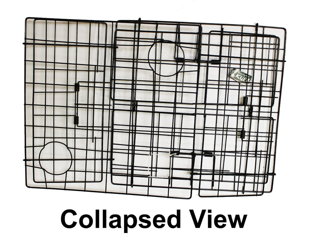 KUFA vinyl-coated crab trap entry tunnels view highlighting four access points for easy crabbing