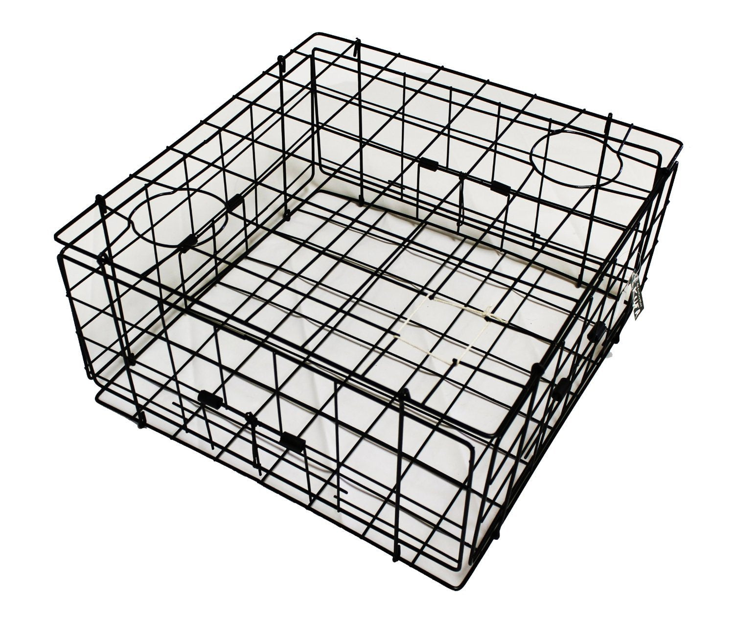 KUFA vinyl-coated crab trap front view, showcasing durable construction for rugged boating use