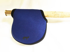 KUFA fly reel cover 5/6 blue purple interior spool pocket