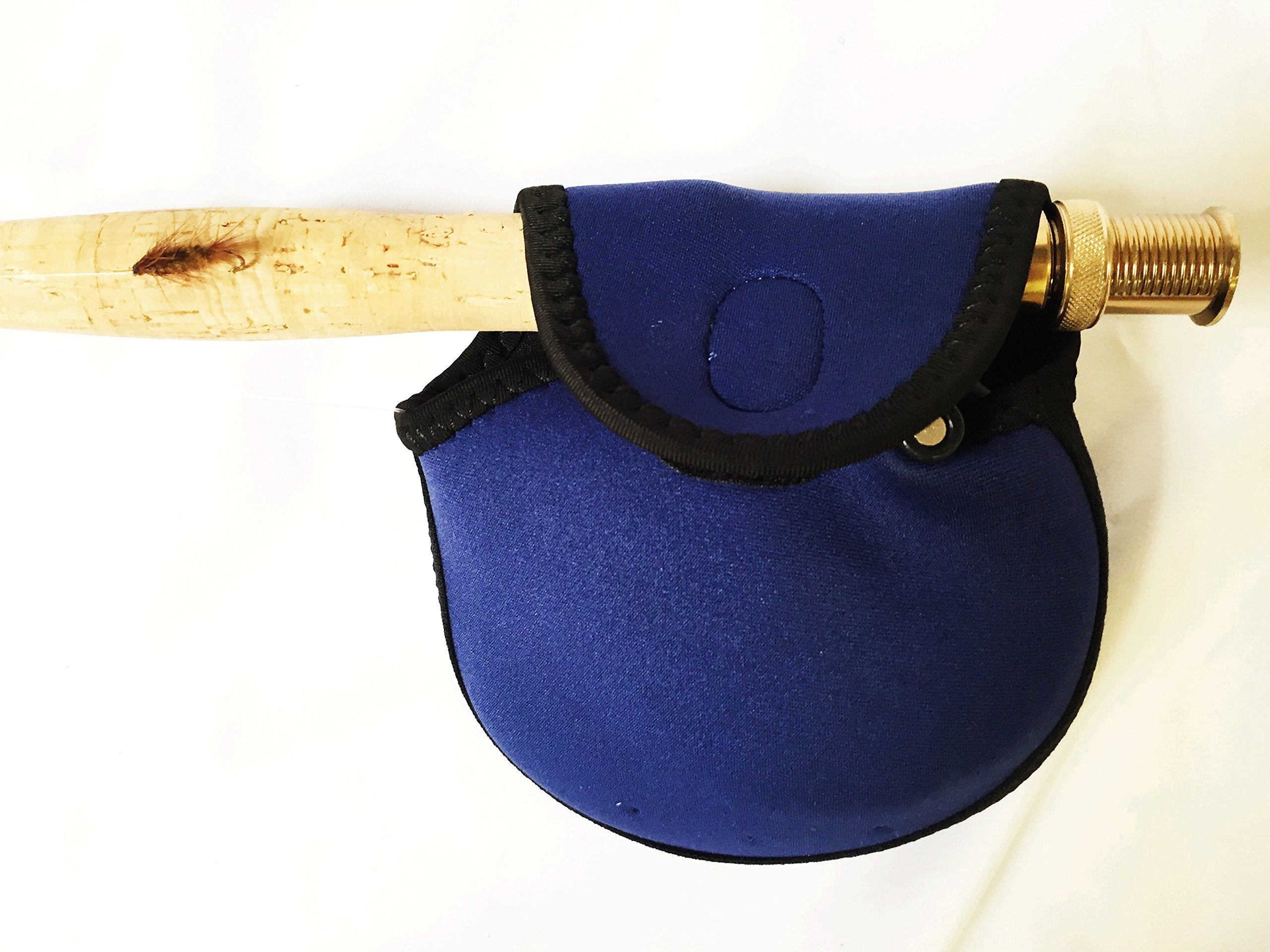 KUFA fly reel cover 5/6 blue purple zip closure for quick access