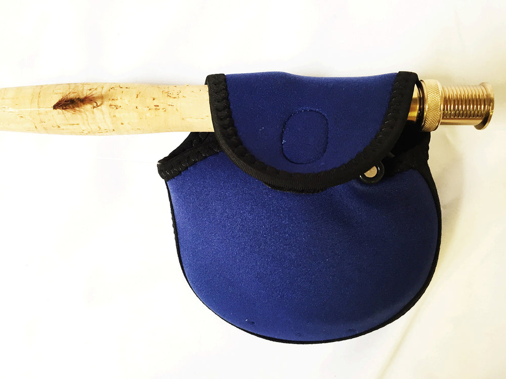 KUFA fly reel cover 5/6 blue purple zip closure for quick access