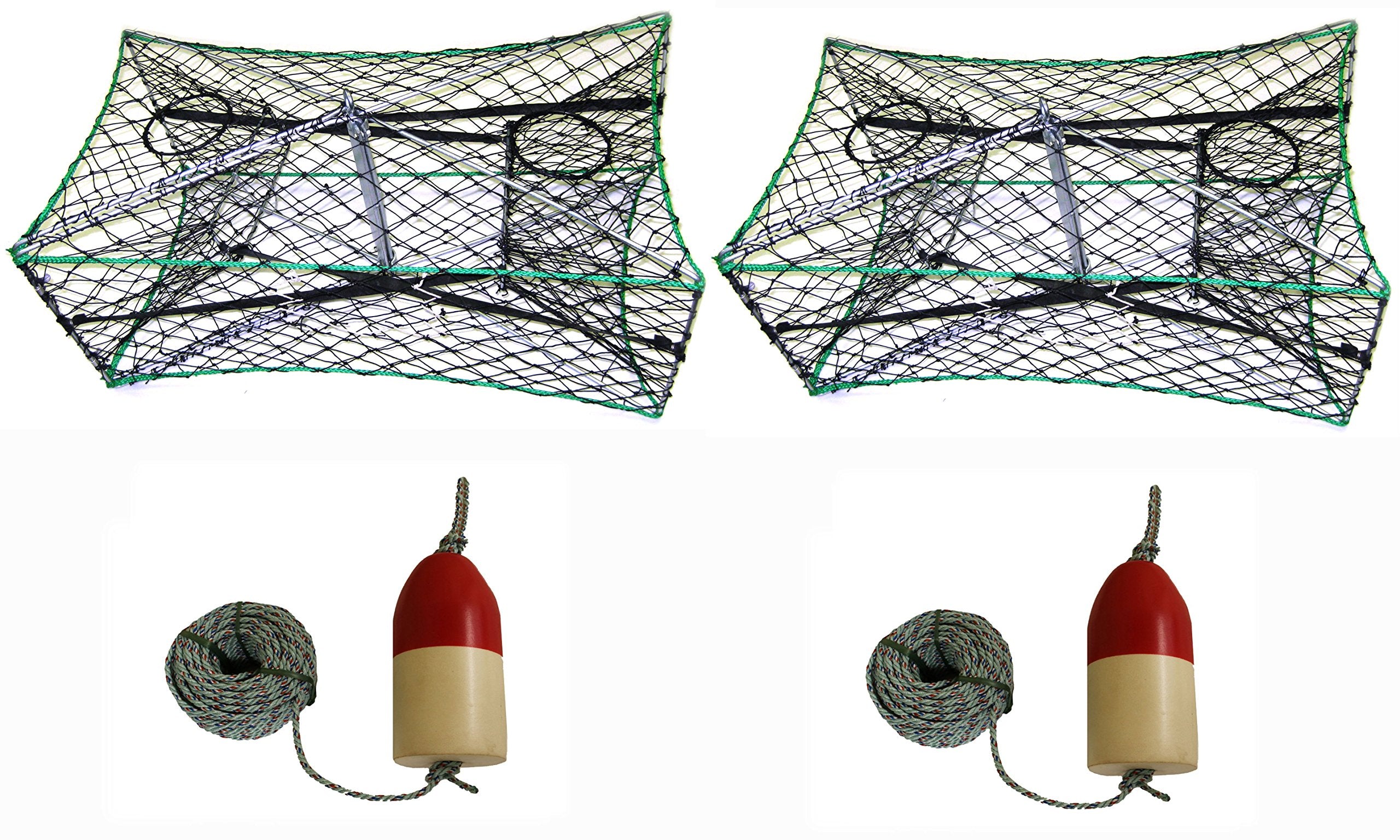 KUFA galvanized foldable crab trap 32x16x12 for stable coastal use