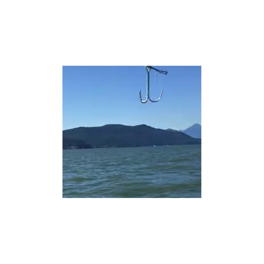 KUFA grapple hook in galvanized steel for water pot grappling tasks.