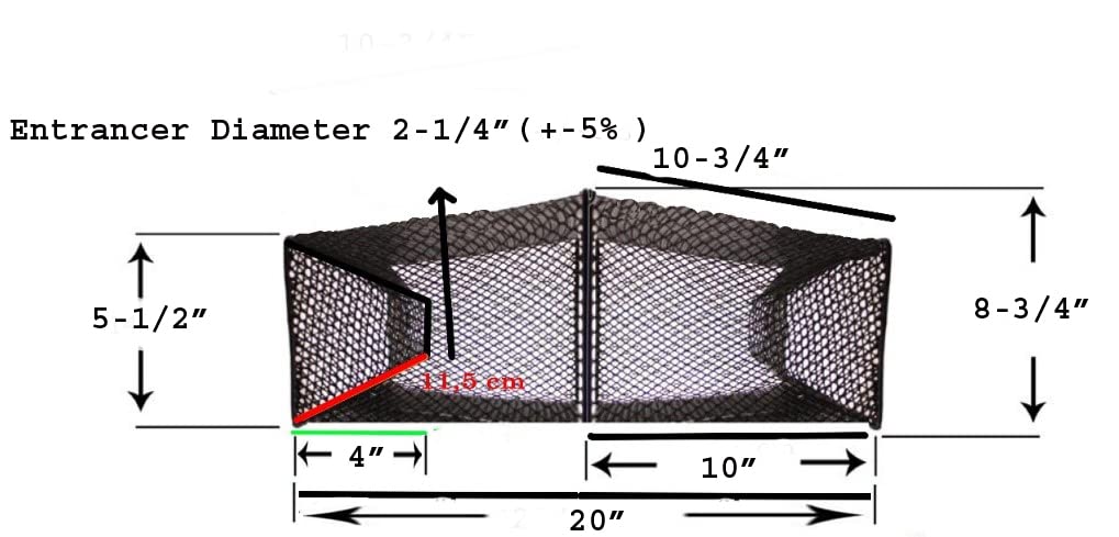 KUFA minnow trap construction detail demonstrates stability and durability