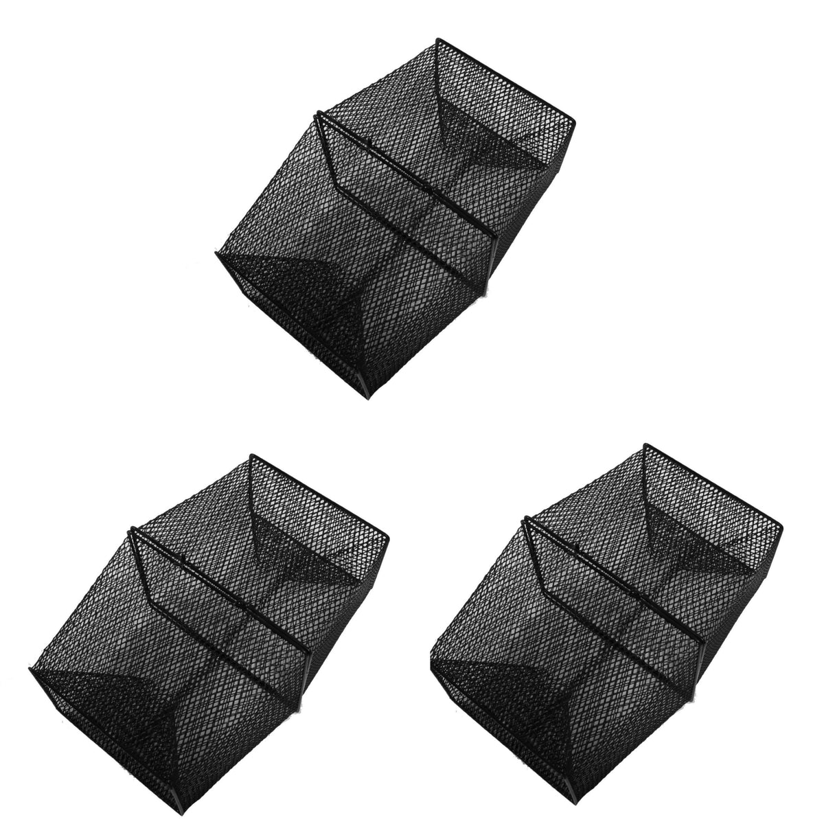 KUFA prawn trap angled view shows camouflage and durable mesh for shoreline use