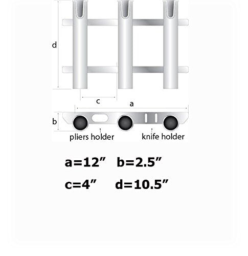 KUFA RH90 mounting bracket shown for sturdy installation on boat, dock, or vehicle.