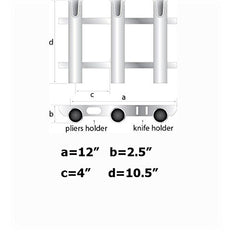 KUFA RH90 mounting bracket shown for sturdy installation on boat, dock, or vehicle.