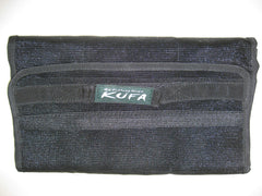 KUFA Sports Flasher Organizer on a boat deck showing the vented bag and secure design
