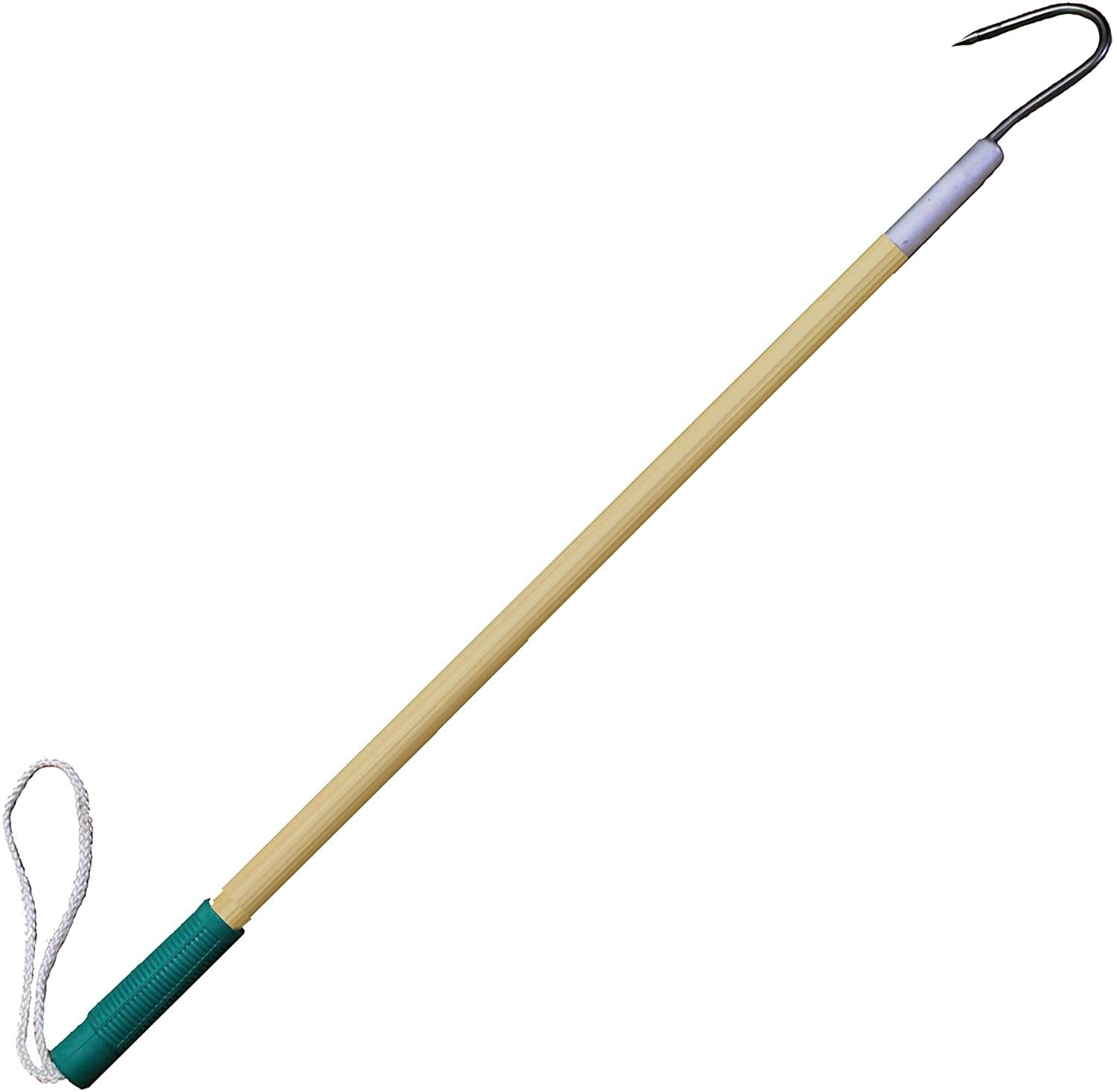Hand Gaff KUFA Sports Fishing Hand Gaff – 36-Inch Wooden Handle & Stainless Hook ...