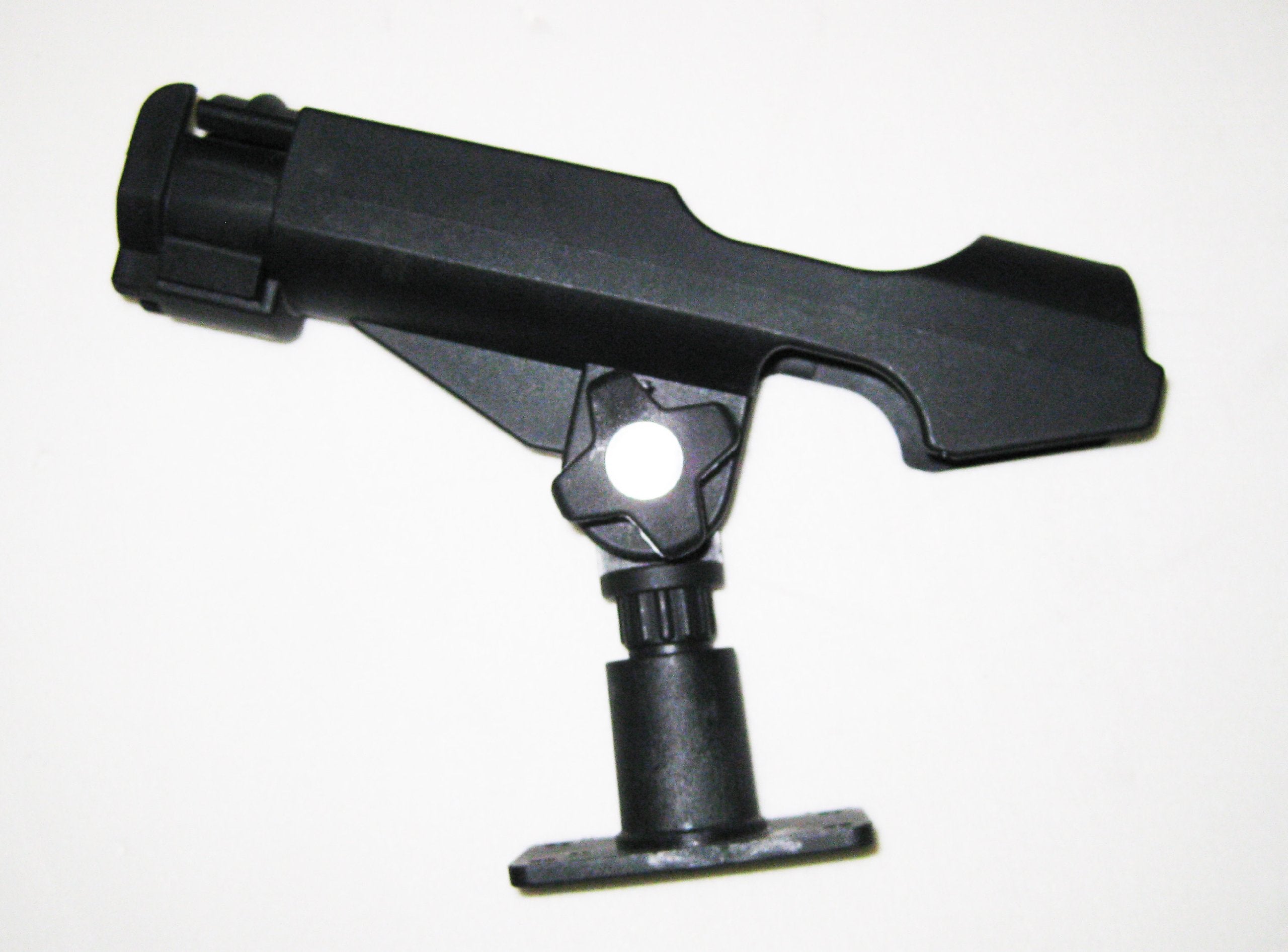 Kufa Sports boat rods holder shows 360-degree movability for flexible rod direction