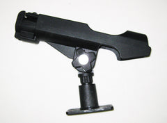 Kufa Sports boat rods holder shows 360-degree movability for flexible rod direction
