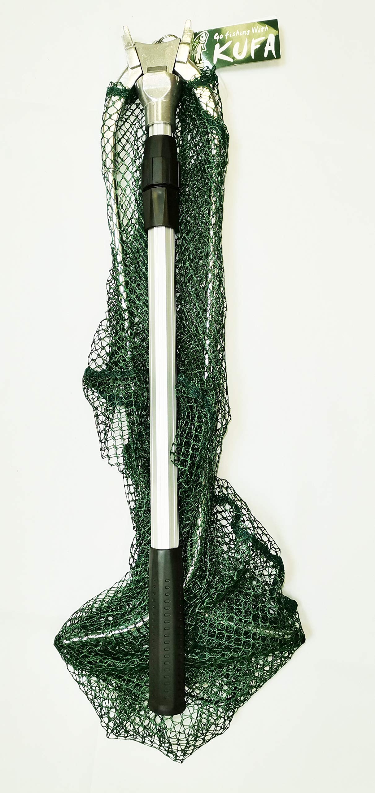 KUFA telescope net handle extended to 20-32 inches for versatile reach