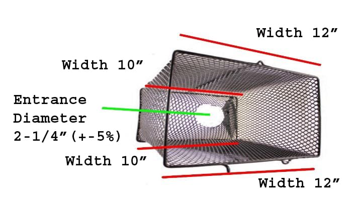KUFA trap in use shows flat bottom for stable placement