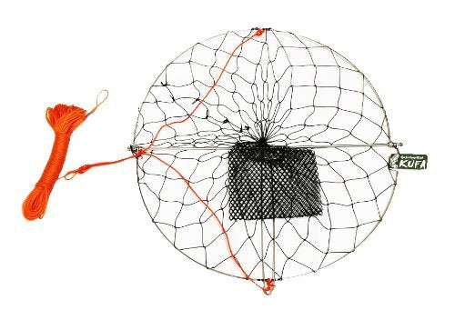 Includes 100 ft smooth braided rope and bait bag for KUFA crab traps