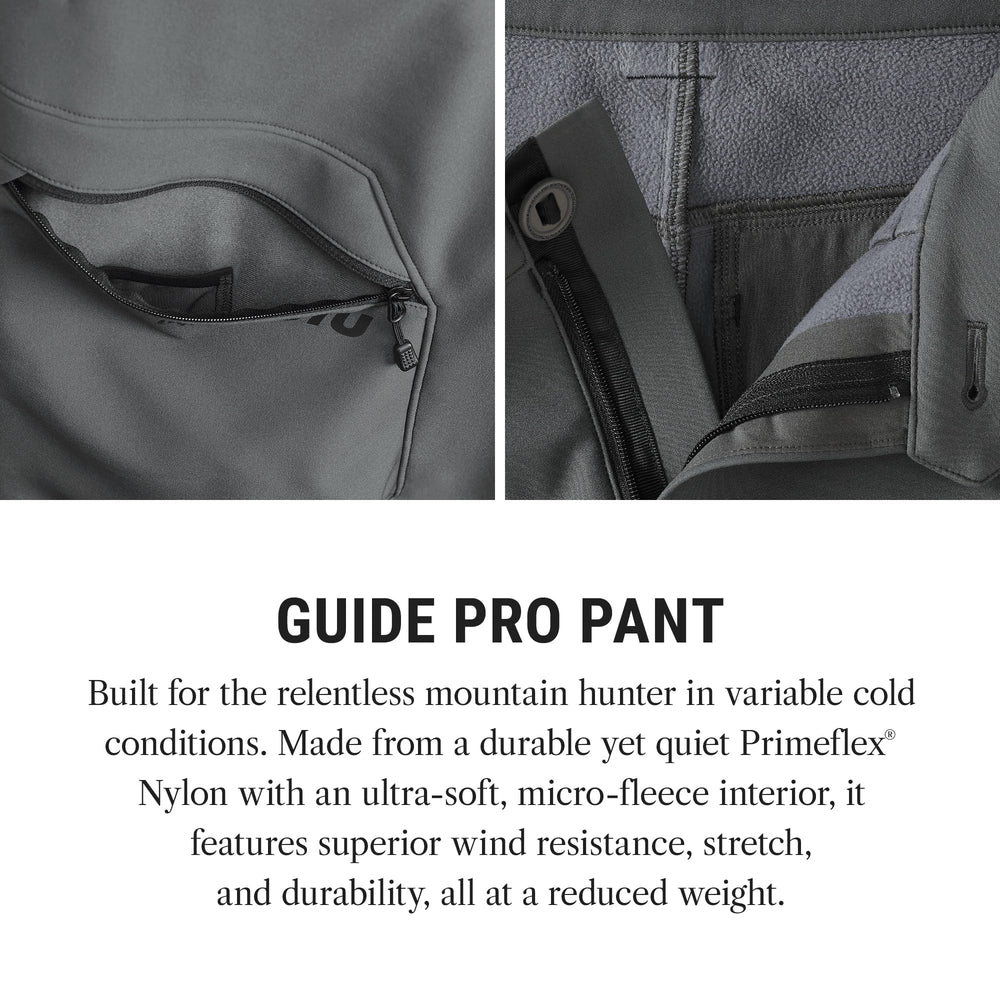 KUIU Guide Pro Pant weather-ready with K-DWR and Primeflex quick-dry capability.