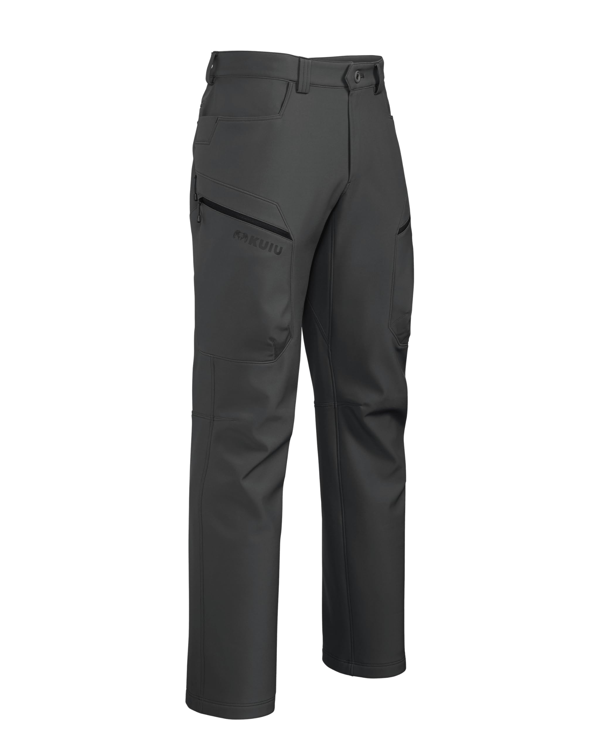 KUIU Guide Pro Pant wind-resistance in action for cold-weather hunting.