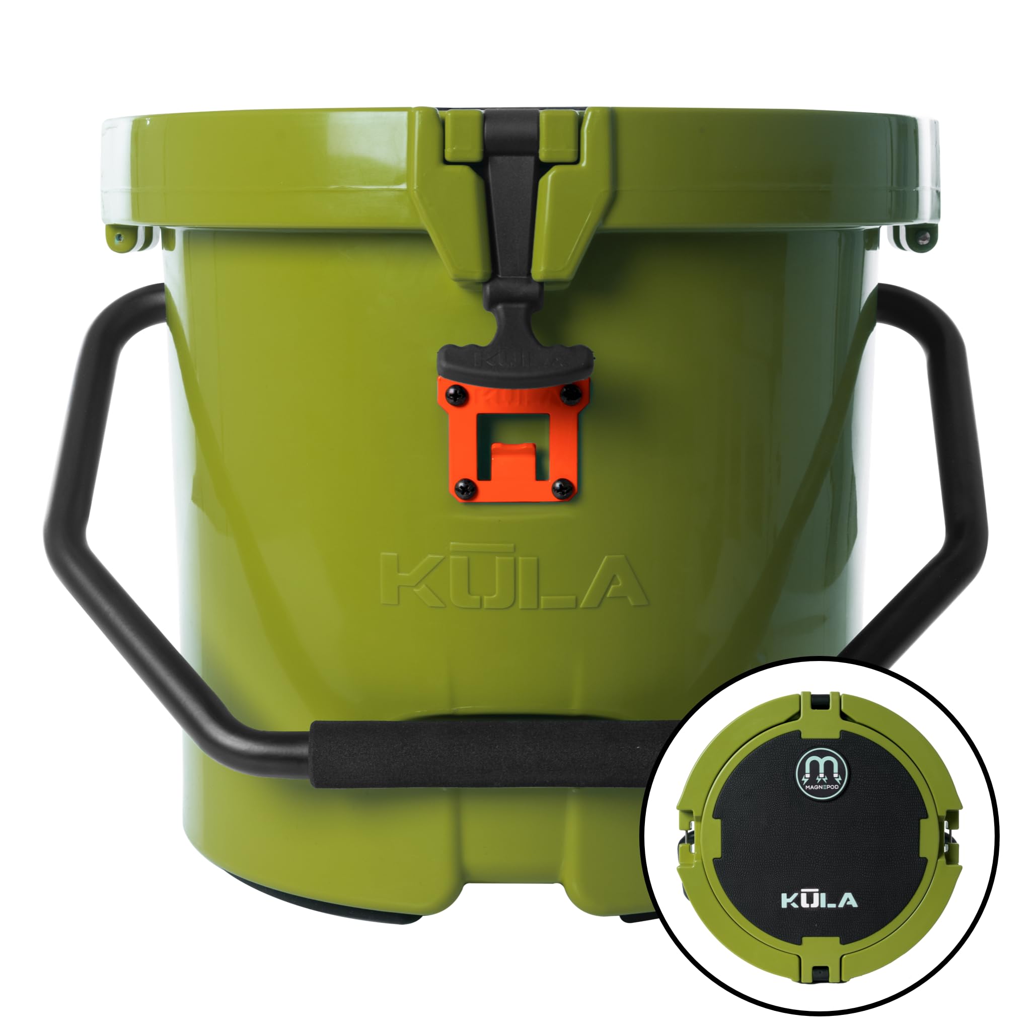 KULA Bote hard-shell insulated 5-gallon cooler ready for fishing trips and outdoor seating.