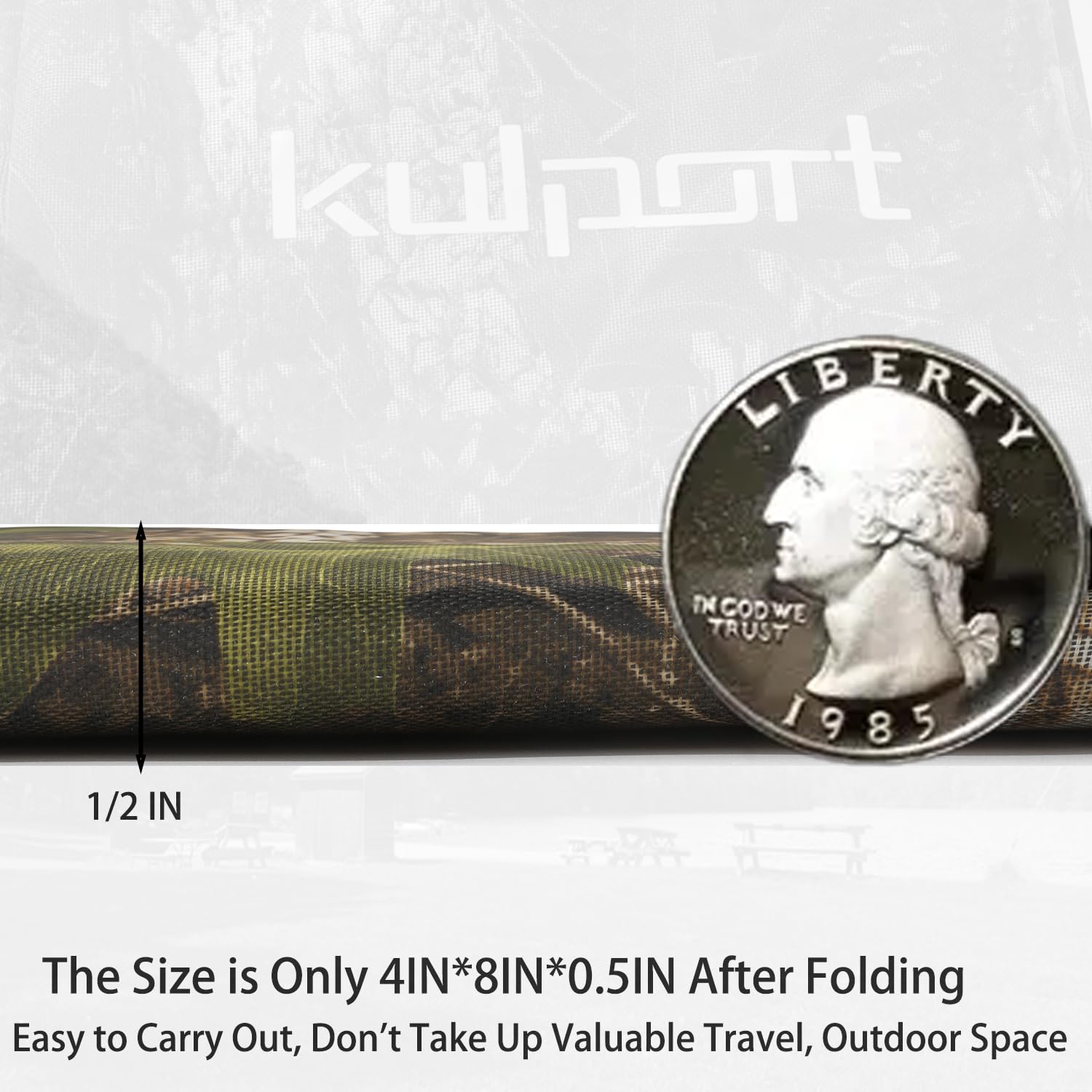 Moisture-repellent bottom with rubber feet for stability