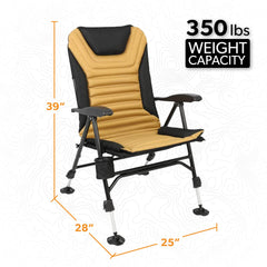 Kuma Off Grid Chair cup holder keeps drinks within reach on campsites