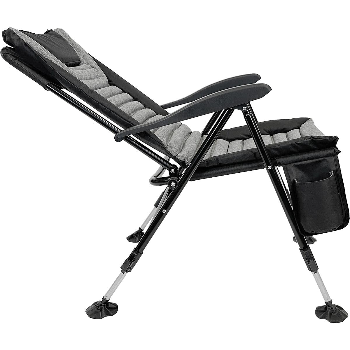 Kuma Off Grid Chair side cup holder keeps drinks within reach.
