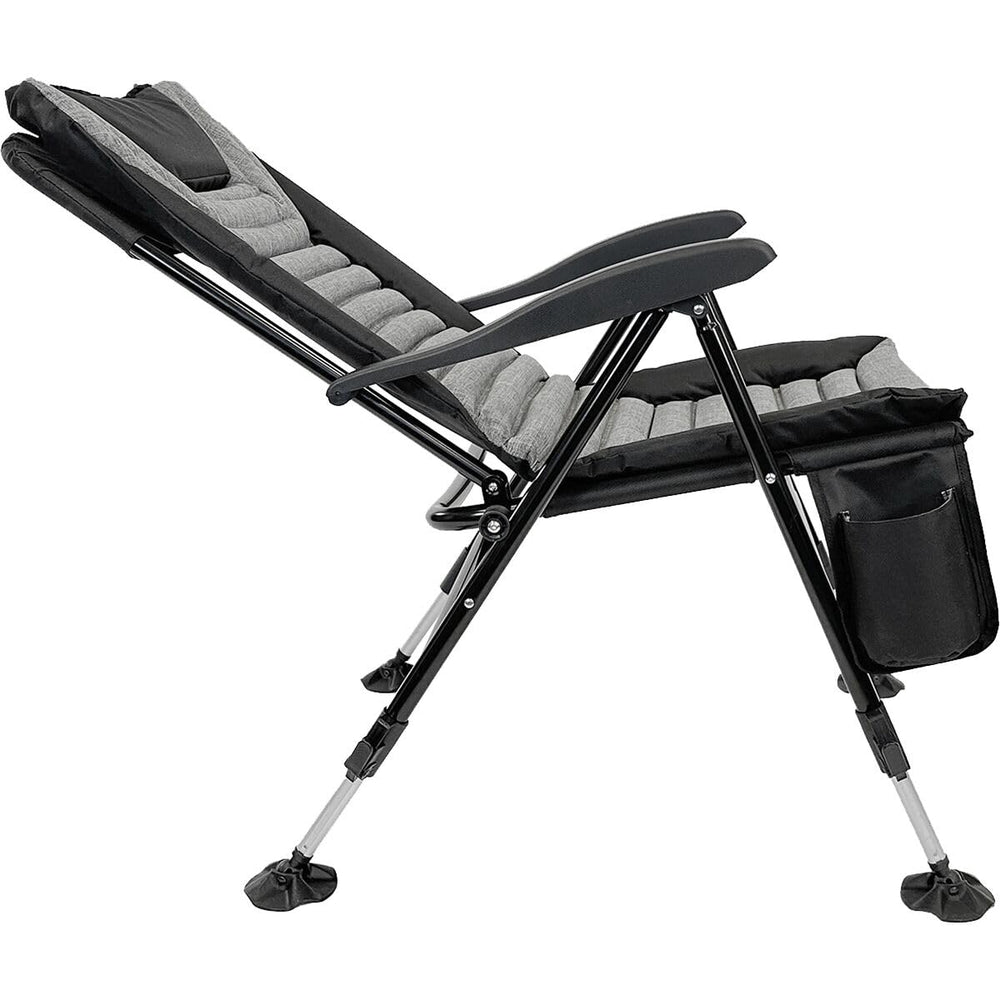 Kuma Off Grid Chair side cup holder keeps drinks within reach.