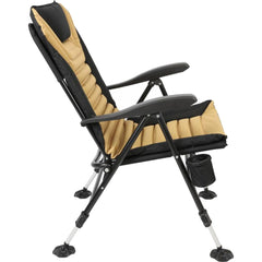 Kuma Off Grid Chair side cup holder keeps drinks within reach.