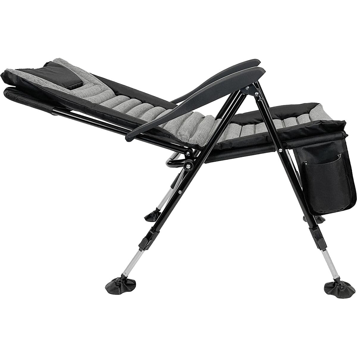 Kuma Off Grid Chair under-seat mesh pouch stores essentials.