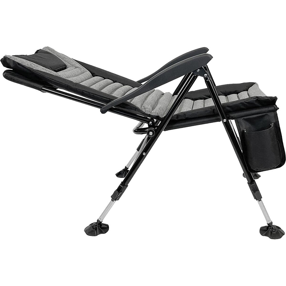Kuma Off Grid Chair under-seat mesh pouch stores essentials.