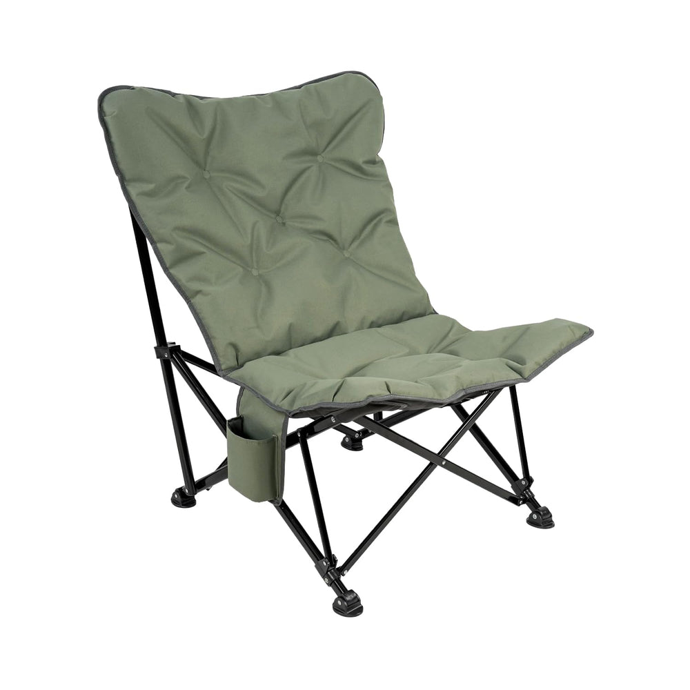 Kuma Aurora Chair full view in Sage/Graphite for outdoor lounging