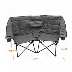Kuma Outdoor Gear Kozy Bear Chair built-in cooler keeps drinks chilled during long outdoor sessions.