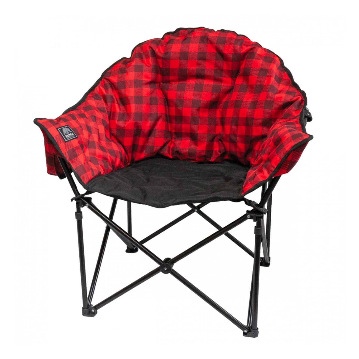Kuma Lazy Bear Chair with carry bag for portable camping comfort