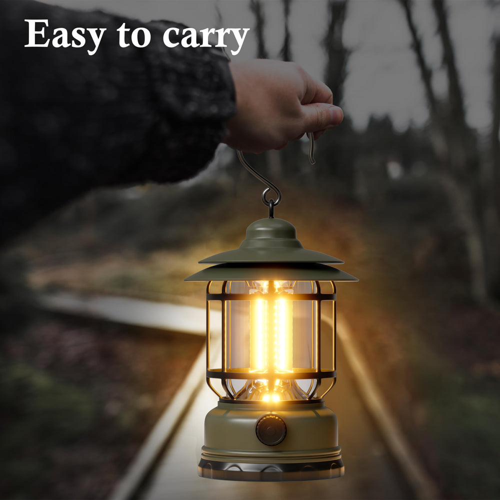 KUNDGLA green LED lantern in real-world use like hiking and storm prep.