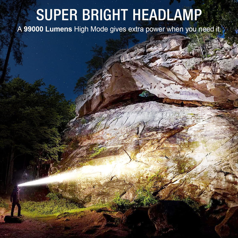 Kungf headlamp three modes for versatile lighting