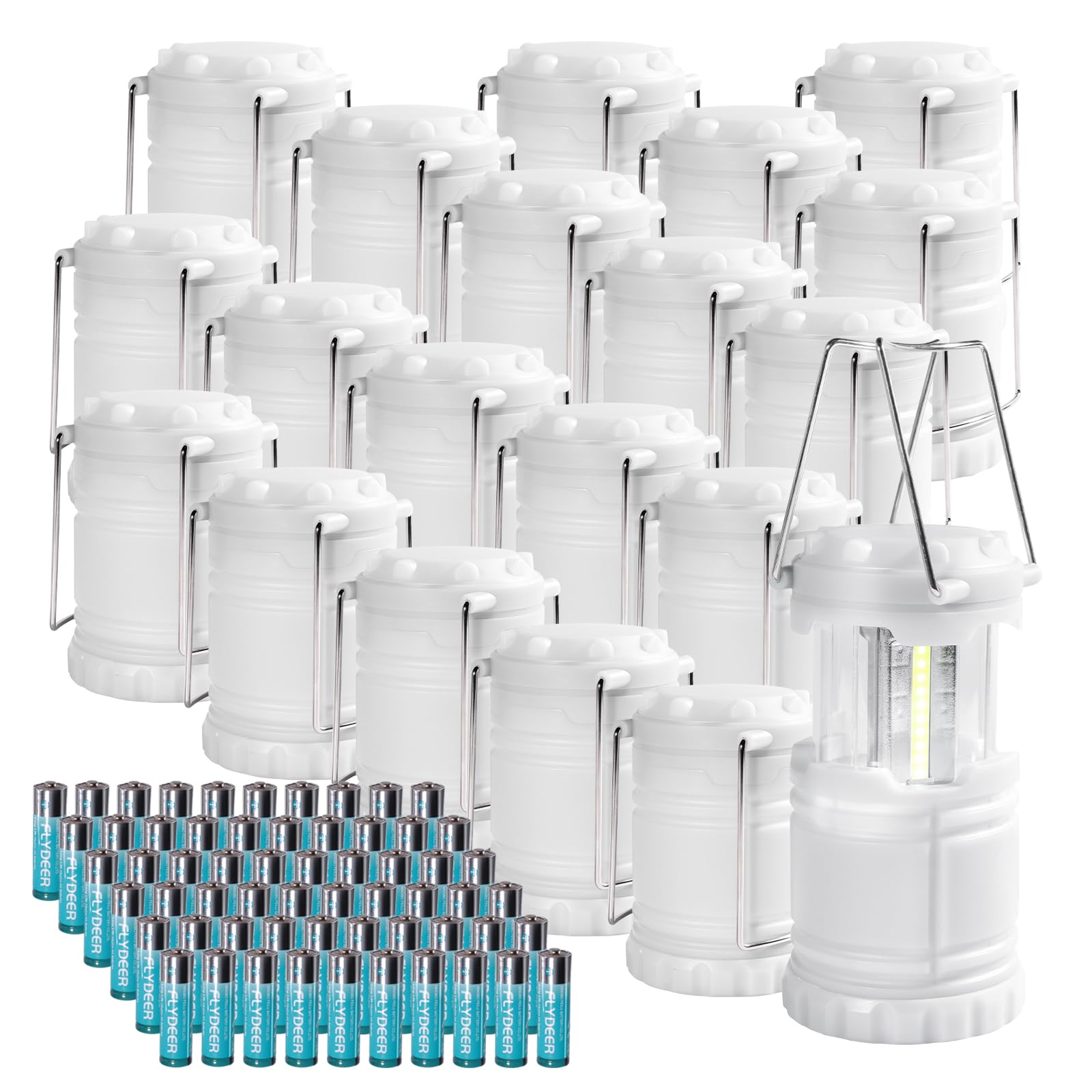 KunHe LED glow-in-the-dark lanterns packshot for reliable camping night lighting.