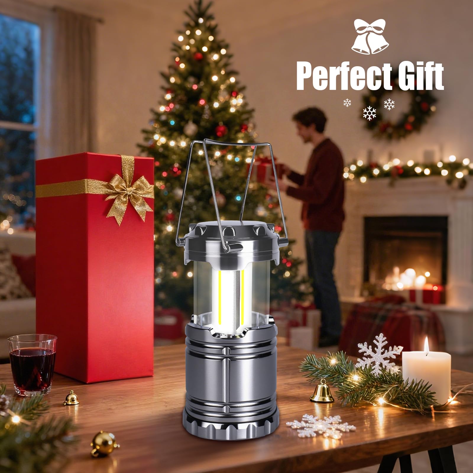 KunHe LED camping lantern supports emergency kits and outdoor adventures.