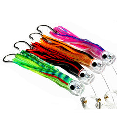 KUNSILANE 9-inch lure front view for offshore big-game trolling