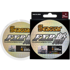 KUREHA Seaguar Harris Seager FXR Ship No.8 spool close-up showing clear fluorocarbon for stealthy presentations