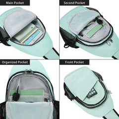 KUTQI adjustable shoulder straps for left or right wear.