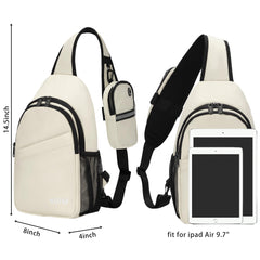 KUTQI organized pockets enable quick-access storage for travel essentials.