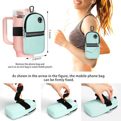 KUTQI detachable phone bag on the sling offers versatile arm bag use.