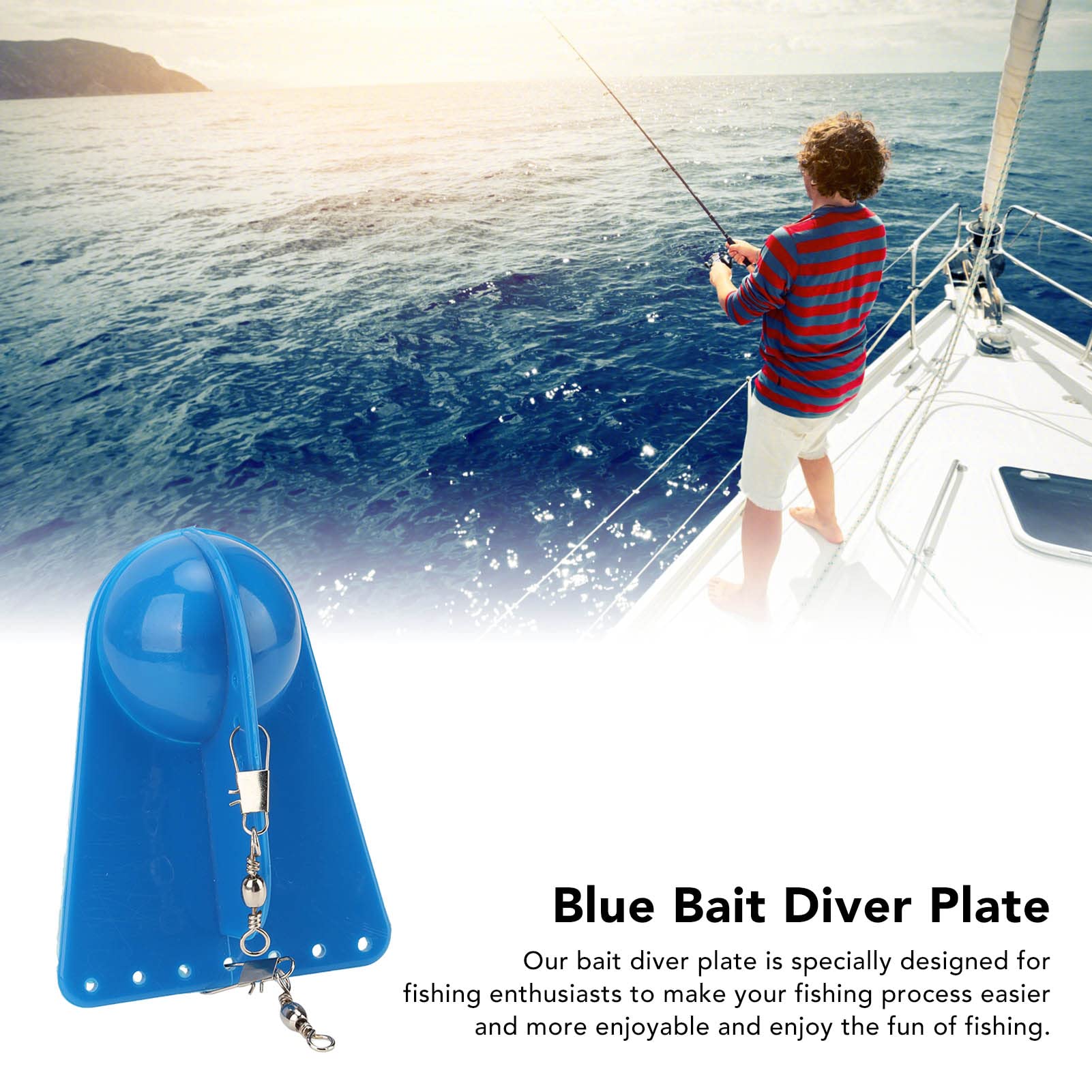 Kuuleyn diving board swivel attachment, simple to connect to gear
