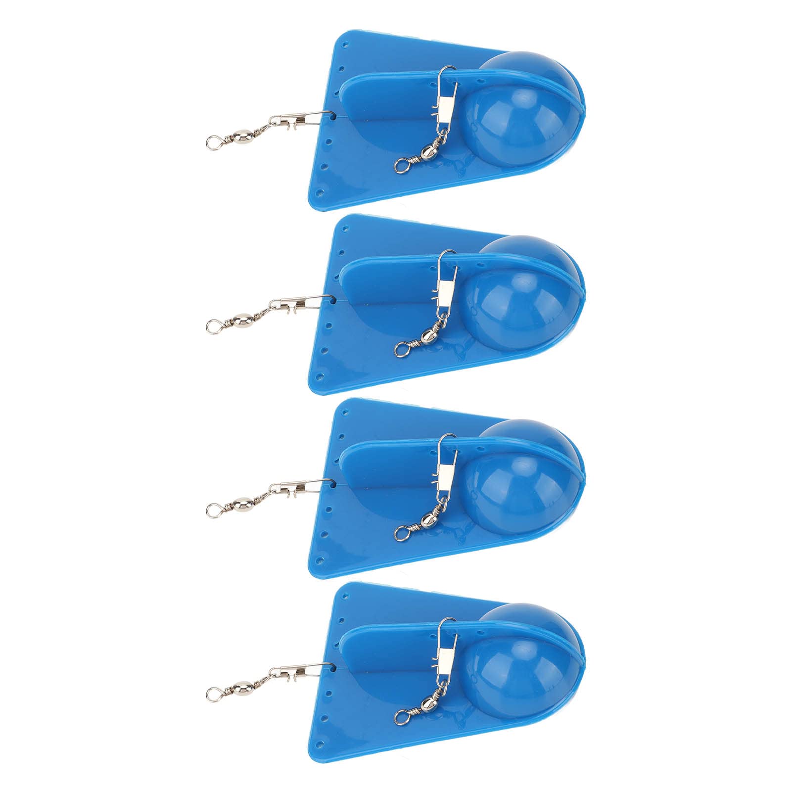 Kuuleyn fishing diving board blue front view, durable plastic for reliable use