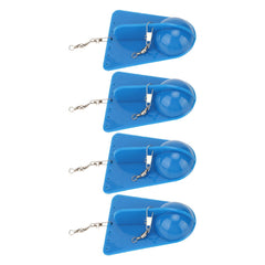 Kuuleyn fishing diving board blue front view, durable plastic for reliable use