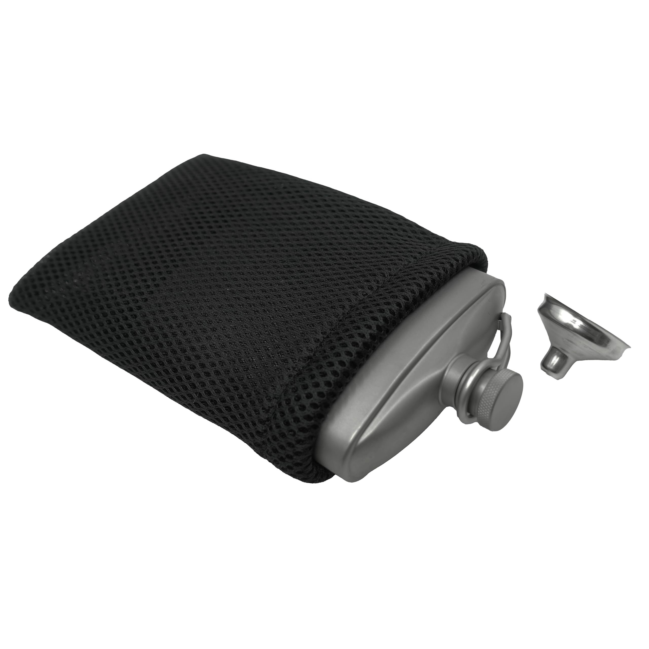 Kuvik titanium flask compact dimensions illustrate easy pocket carry during hikes