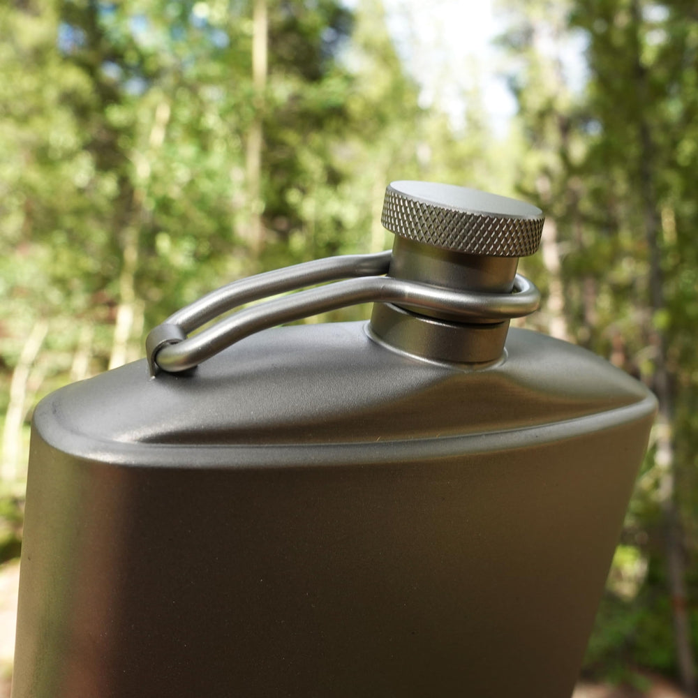 Kuvik titanium flask multi-purpose use highlight for camp meals and hot drinks