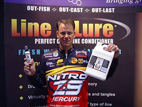 KVD Line & Lure Conditioner in freshwater and saltwater fishing setups