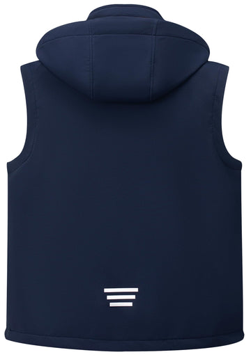 KVE men's softshell vest offers 4-way stretch for unrestricted movement.