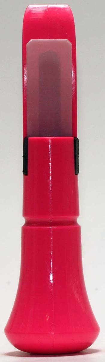 Kwack Wacker Cash Money pink single reed duck call insert delivers realistic calls to attract ducks