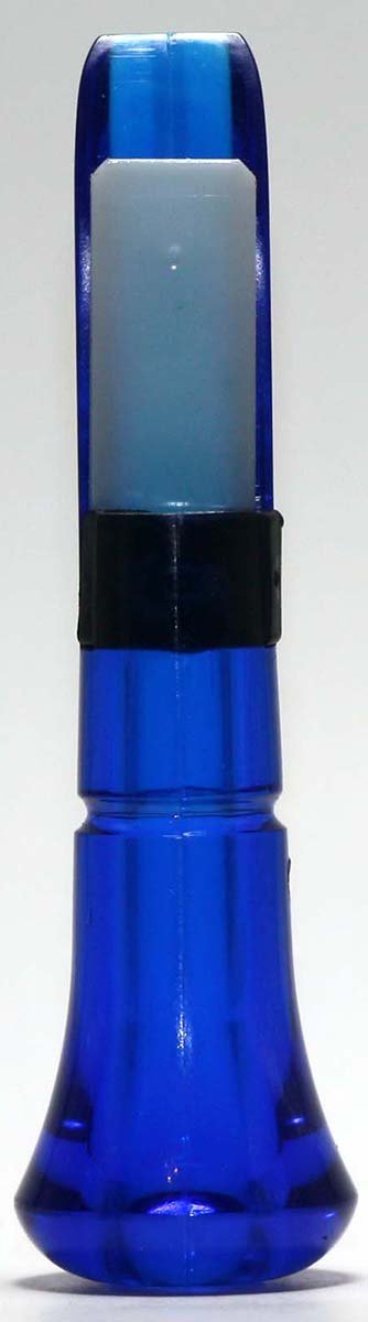 Kwack Wacker Smokin' Hen inserts in blue for realistic duck hen calls in the field.